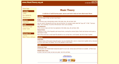 Desktop Screenshot of musictheory.org.uk
